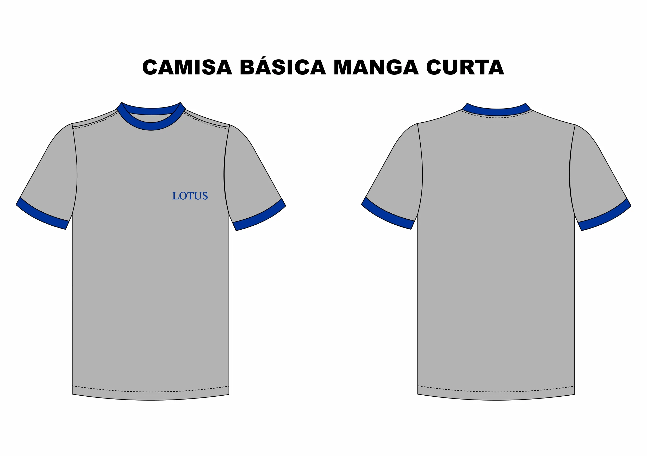 CAMISA BÁSICA - FAXINEIRO CINZA MESCLA TAM GG5